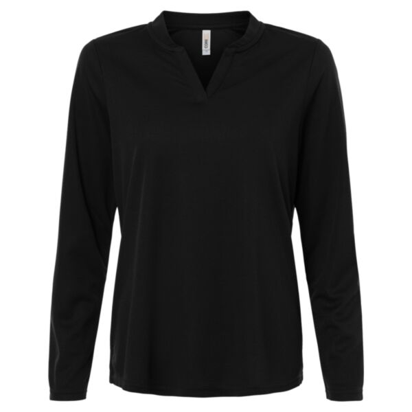 Women's Nova Performance Long Sleeve Pique Polo Thumbnail