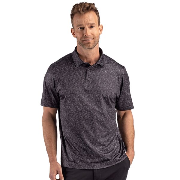 Cutter & Buck Pike Recycled Fern Print Mens Polo Thumbnail
