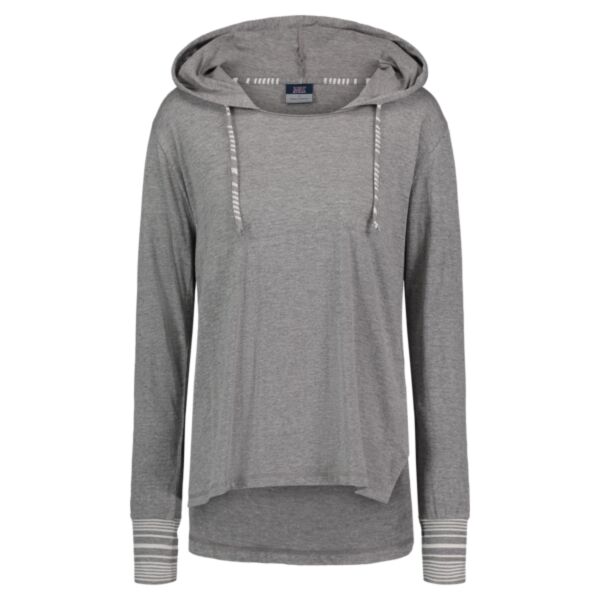 Women's Heathered Jersey Hooded Tunic Thumbnail