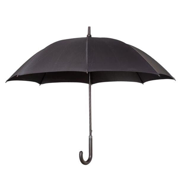 Executive Umbrella With Curved Faux Leather Handle Thumbnail