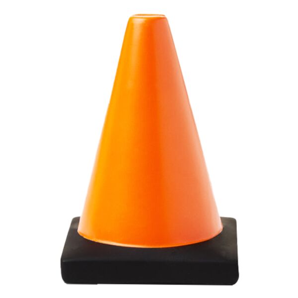 Construction Traffic Cone Shape Stress Ball Thumbnail