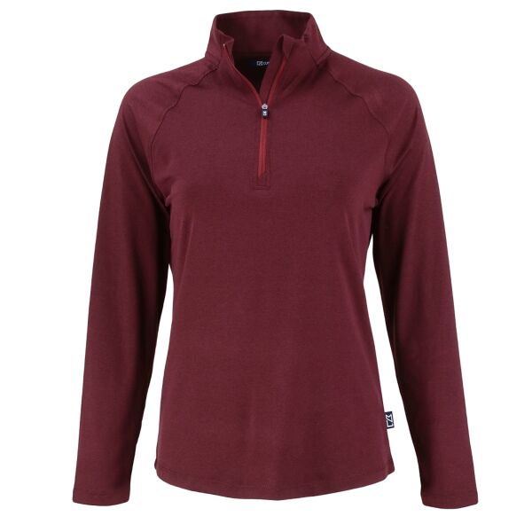 Cutter & Buck Coastline Epic Comfort Recycled Womens Quarter Zip Thumbnail