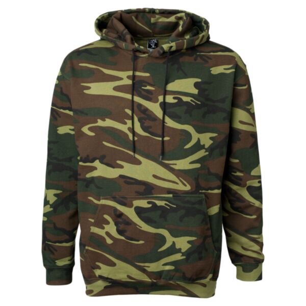Unisex Camo Fleece Hoodie Sweatshirt Thumbnail