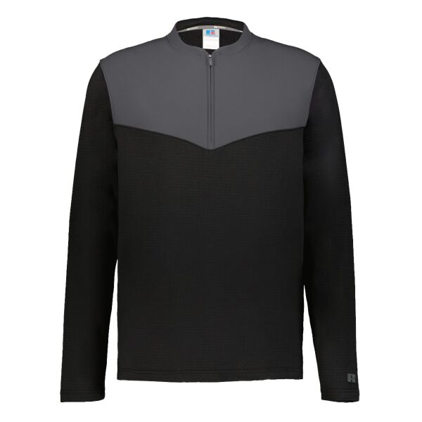 Unisex Sideline Grid Fleece Quarter-Zip Pullover Thumbnail