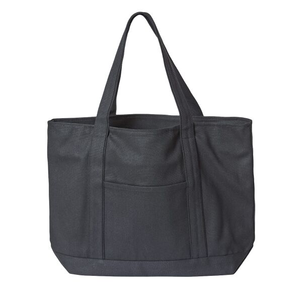 LB XL ZIPPR CANVAS BOAT TOTE Thumbnail