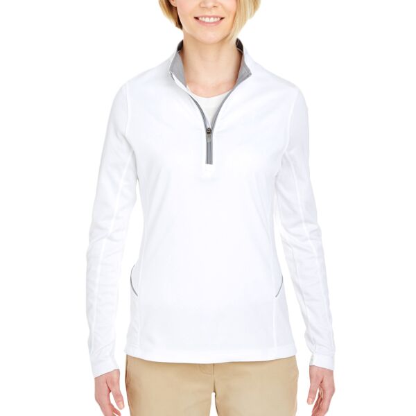Ladies' Cool & Dry Sport Quarter-Zip Pullover Thumbnail