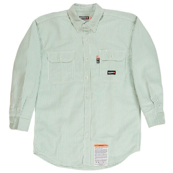 Men's Tall Flame-Resistant Down Plaid Work Shirt Thumbnail