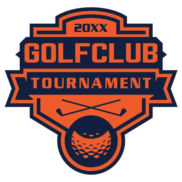 Golf club Tournament logo template 02 Thumbnail