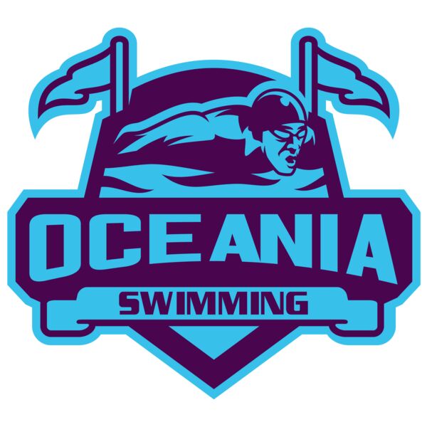 Oceania Swimming logo template Thumbnail