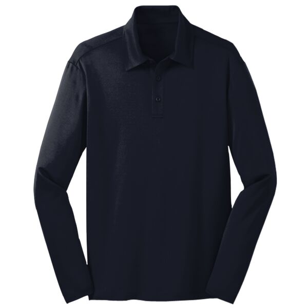 Port Authority Silk Touch Performance Long Sleeve Polo Thumbnail