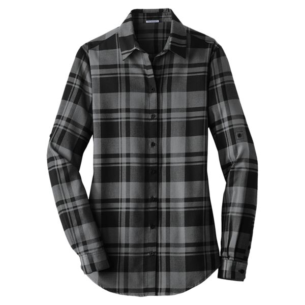 Port Authority Ladies Plaid Flannel Tunic Thumbnail