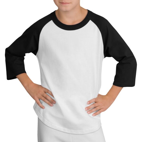 **Youth Colorblock Raglan Jersey Thumbnail