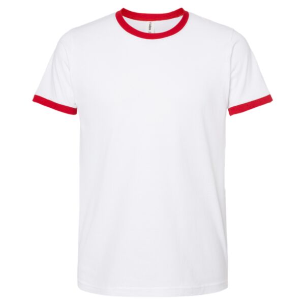 Unisex Fine Jersey Ringer T-Shirt Thumbnail