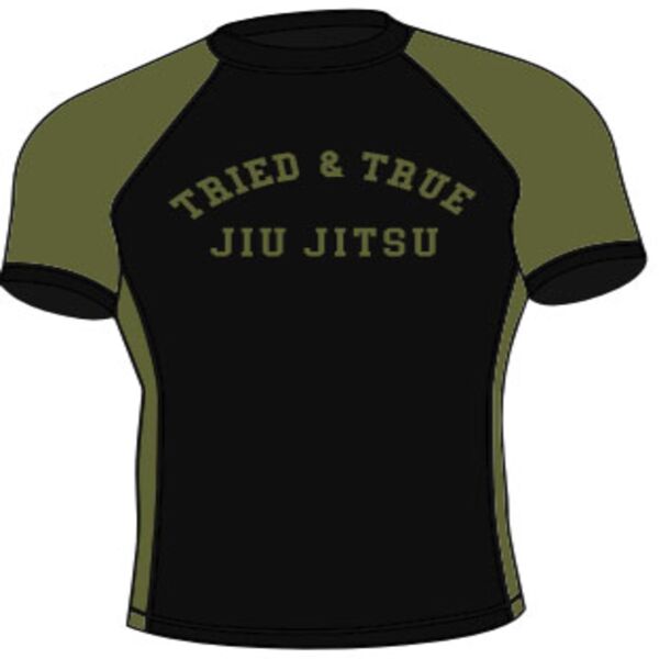 Youth Olive Tried and True Rash Guard Thumbnail